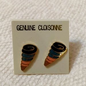 *3/$20*New vintage cloisonne stud earrings